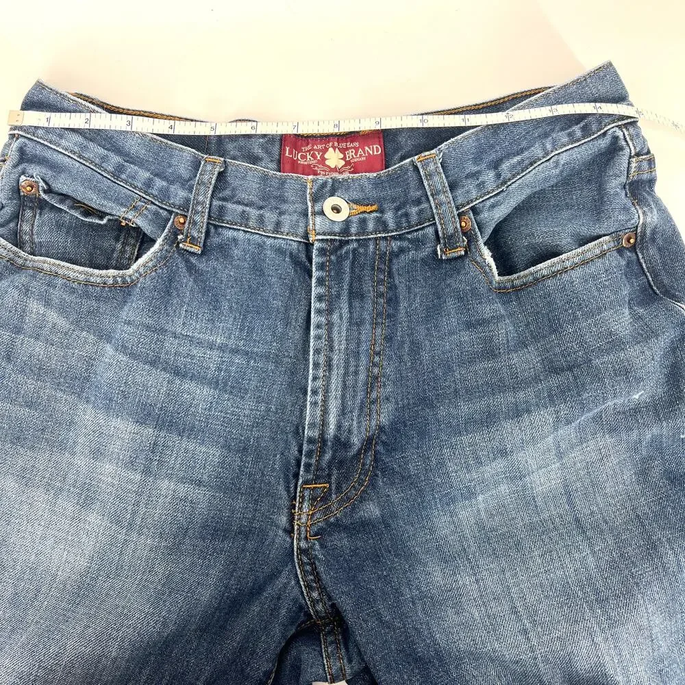 Lucky Brand Mens 181 Relaxed Straight Denim 100% Cotton Jeans Size 32 x 30